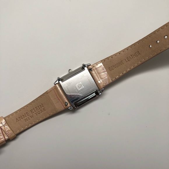 Anne Klein Reversible Pink Opal Face Watch - Picture 4 of 6